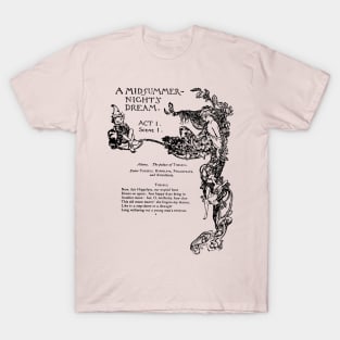 Shakespeare bookish literature poet T-Shirt